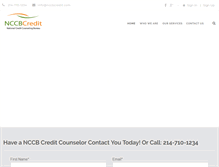Tablet Screenshot of nccbcredit.com